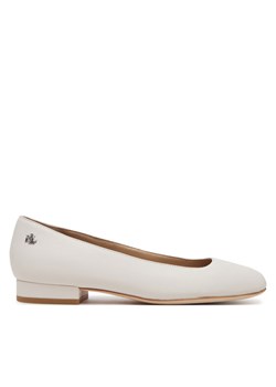 LAUREN RALPH LAUREN Baleriny Emellie 802970534003 Biały ze sklepu MODIVO w kategorii Balerinki - zdjęcie 182759847