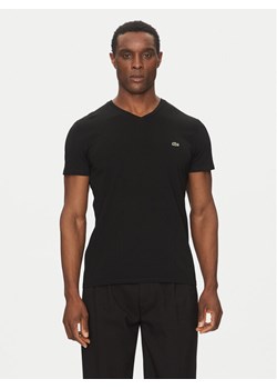 Lacoste T-Shirt TH6710 Czarny Regular Fit ze sklepu MODIVO w kategorii T-shirty męskie - zdjęcie 182759855