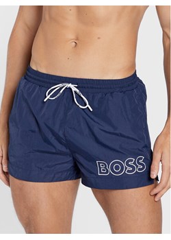Boss Szorty kąpielowe Mooneye 50469280 Granatowy Regular Fit ze sklepu MODIVO w kategorii Kąpielówki - zdjęcie 182759928
