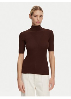 Kontatto Sweter 3M0530C Brązowy Regular Fit ze sklepu MODIVO w kategorii Swetry damskie - zdjęcie 182760018
