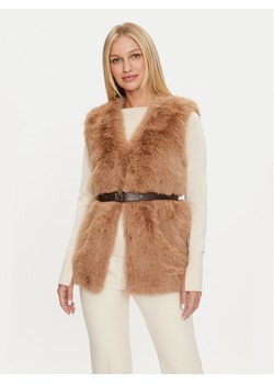Marciano Guess Bezrękawnik Chloe 4YGL28 7128A Brązowy Regular Fit ze sklepu MODIVO w kategorii Kamizelki damskie - zdjęcie 182760066