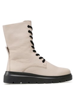 ECCO Botki Nouvelle 216213 01378 Écru ze sklepu MODIVO w kategorii Workery damskie - zdjęcie 182760129