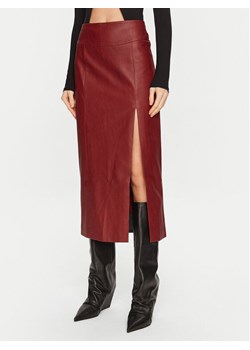 BARDOT Spódnica z imitacji skóry Dante 58855SB2 Czerwony Regular Fit ze sklepu MODIVO w kategorii Spódnice - zdjęcie 182760147