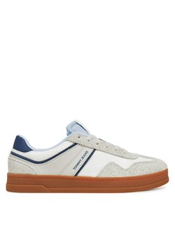 Tommy Jeans Sneakersy The Greenwich Mix Media EN0EN02730 Szary ze sklepu MODIVO w kategorii Buty sportowe damskie - zdjęcie 182760186