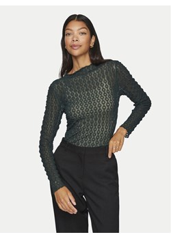 Vila Bluzka Messan 14099018 Zielony Slim Fit ze sklepu MODIVO w kategorii Bluzki damskie - zdjęcie 182760187