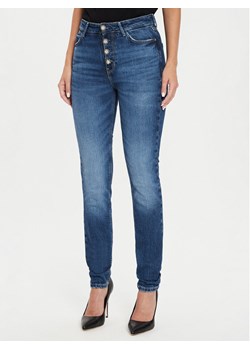 Guess Jeansy W4YA28 D5DD4 Granatowy Slim Fit ze sklepu MODIVO w kategorii Jeansy damskie - zdjęcie 182760209