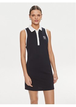 Guess Sukienka codzienna Mylah V4GK02 KBFB2 Granatowy Bodycon Fit ze sklepu MODIVO w kategorii Sukienki - zdjęcie 182760259