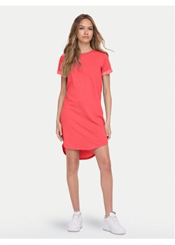 JDY Sukienka codzienna Ivy 15174793 Koralowy Regular Fit ze sklepu MODIVO w kategorii Sukienki - zdjęcie 182760275