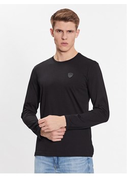 EA7 Emporio Armani Longsleeve 3RPT43 PJNTZ 1200 Czarny Regular Fit ze sklepu MODIVO w kategorii T-shirty męskie - zdjęcie 182760286