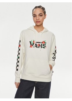Vans Bluza Fleurs Bff Hoodie VN000JG9 Écru Regular Fit ze sklepu MODIVO w kategorii Bluzy damskie - zdjęcie 182760347