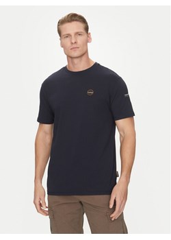 Napapijri T-Shirt S-Badge NP0A4I3N Granatowy Regular Fit ze sklepu MODIVO w kategorii T-shirty męskie - zdjęcie 182760466
