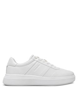 Calvin Klein Sneakersy Low Top Lace Up Hf HM0HM01551 Biały ze sklepu MODIVO w kategorii Buty sportowe męskie - zdjęcie 182760475