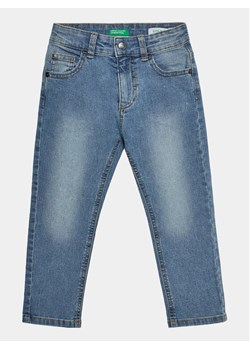United Colors Of Benetton Jeansy 4XA2GE00F Niebieski Slim Fit ze sklepu MODIVO w kategorii Spodnie chłopięce - zdjęcie 182760648