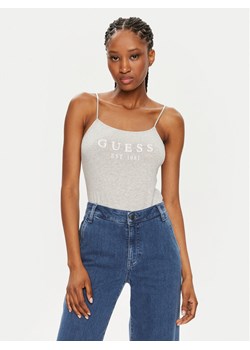 Guess Body O2GM12 KBBU1 Szary Slim Fit ze sklepu MODIVO w kategorii Bluzki damskie - zdjęcie 182760749