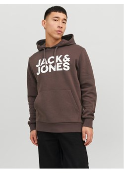 Jack&Jones Bluza Corp 12152840 Brązowy Standard Fit ze sklepu MODIVO w kategorii Bluzy męskie - zdjęcie 182760866