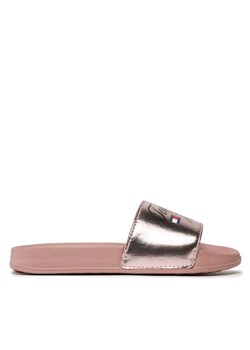 Tommy Hilfiger Klapki Logo Pool Slide T3A0-32799-1367 Różowy ze sklepu MODIVO w kategorii Klapki dziecięce - zdjęcie 182760868