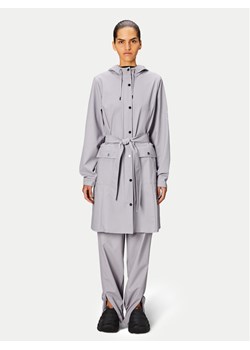 Rains Kurtka przeciwdeszczowa Curve W Jacket W3 18130 Szary Regular Fit ze sklepu MODIVO w kategorii Kurtki damskie - zdjęcie 182761197
