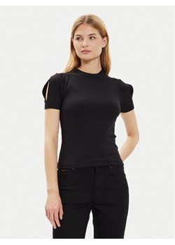 Calvin Klein T-Shirt K20K207322 Czarny Slim Fit ze sklepu MODIVO w kategorii Bluzki damskie - zdjęcie 182761205