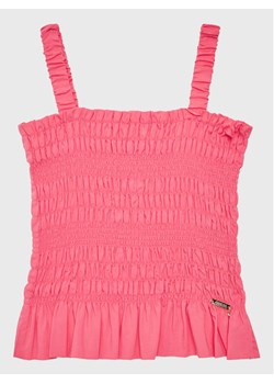 Guess Top J3GH04 WFBN0 Różowy Regular Fit ze sklepu MODIVO w kategorii Bluzki dziewczęce - zdjęcie 182761209