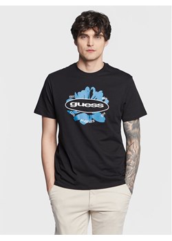 Guess T-Shirt Logo M3GI61 K9RM1 Czarny Slim Fit ze sklepu MODIVO w kategorii T-shirty męskie - zdjęcie 182761219