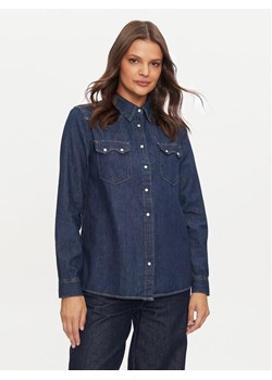 United Colors Of Benetton Koszula jeansowa 5RZKDQ06T Granatowy Regular Fit - id: 0000304303074 - marki United Colors Of Benetton - 182761326 United Colors Of Benetton Koszula jeansowa 5RZKDQ06T Granatowy Regular Fit ze sklepu MODIVO w kategorii Koszule damskie - zdjęcie 182761326