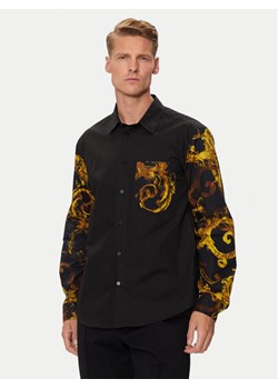 Versace Jeans Couture Koszula 76GAL2R2 Czarny Regular Fit ze sklepu MODIVO w kategorii Koszule męskie - zdjęcie 182761358