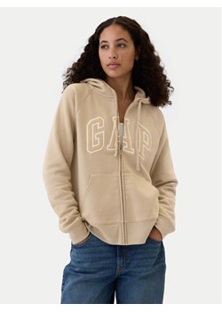 Gap Bluza 463503-51 Beżowy Regular Fit ze sklepu MODIVO w kategorii Bluzy damskie - zdjęcie 182761386