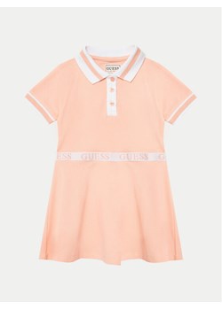 Guess Sukienka codzienna K5RK12 K7O64 Pomarańczowy Regular Fit ze sklepu MODIVO w kategorii Sukienki dziewczęce - zdjęcie 182761448