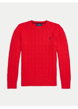 Polo Ralph Lauren Sweter 323702674043 Czerwony Regular Fit ze sklepu MODIVO w kategorii Swetry chłopięce - zdjęcie 182761508