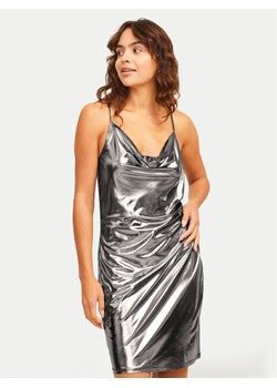 JJXX Sukienka koktajlowa Dina 12266218 Srebrny Loose Fit ze sklepu MODIVO w kategorii Sukienki - zdjęcie 182761586