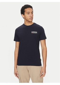 Napapijri T-Shirt Kasba NP0A4HQQ Granatowy Regular Fit ze sklepu MODIVO w kategorii T-shirty męskie - zdjęcie 182761655
