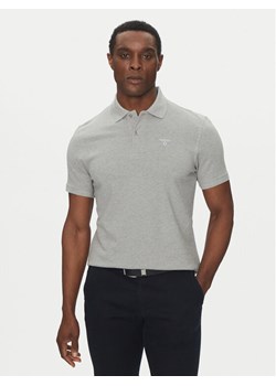 Barbour Polo Original Sports MML0358GY52 Szary Tailored Fit ze sklepu MODIVO w kategorii T-shirty męskie - zdjęcie 182761778