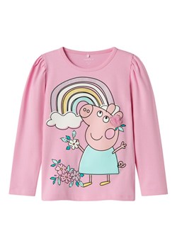 NAME IT Bluzka Fiffi Peppa 13240636 Różowy Regular Fit ze sklepu MODIVO w kategorii Bluzki dziewczęce - zdjęcie 182761817