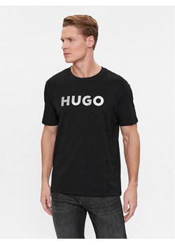 Hugo T-Shirt Dulivio 50506996 Czarny Regular Fit ze sklepu MODIVO w kategorii T-shirty męskie - zdjęcie 182761866