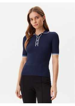 Guess Sweter W5GR37 Z3L10 Granatowy Regular Fit ze sklepu MODIVO w kategorii Swetry damskie - zdjęcie 182762018