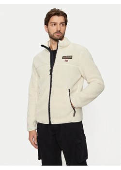 Napapijri Polar Tynik NP0A4IA9 Beżowy Regular Fit ze sklepu MODIVO w kategorii Bluzy męskie - zdjęcie 182762075