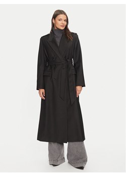 IVY OAK Płaszcz wełniany Colette IO111134 Czarny Oversize ze sklepu MODIVO w kategorii Płaszcze damskie - zdjęcie 182762195