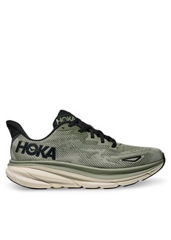 Hoka Buty do biegania Clifton 9 1127895 Khaki ze sklepu MODIVO w kategorii Buty sportowe męskie - zdjęcie 182762378