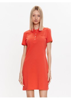Lacoste Sukienka codzienna EF5473 Czerwony Slim Fit ze sklepu MODIVO w kategorii Sukienki - zdjęcie 182762385