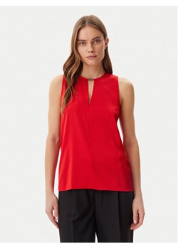 Calvin Klein Top K20K208190 Czerwony Regular Fit ze sklepu MODIVO w kategorii Bluzki damskie - zdjęcie 182762399