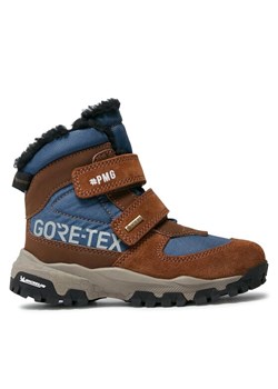 Primigi Kozaki GORE-TEX 6924111 M Brązowy ze sklepu MODIVO w kategorii Buty zimowe dziecięce - zdjęcie 182762416