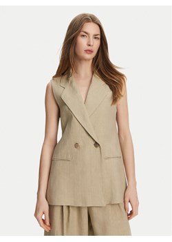 Marella Kamizelka Dramma 2513281012200 Khaki Regular Fit ze sklepu MODIVO w kategorii Kamizelki damskie - zdjęcie 182762435
