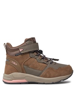 CMP Sneakersy Kids Hadil Leather Wp Urban Shoes 3Q84524 Brązowy ze sklepu MODIVO w kategorii Buty trekkingowe dziecięce - zdjęcie 182762436