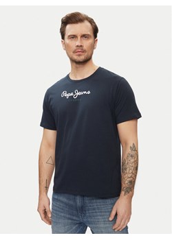 Pepe Jeans T-Shirt Eggo N PM508208 Granatowy Regular Fit ze sklepu MODIVO w kategorii T-shirty męskie - zdjęcie 182762438