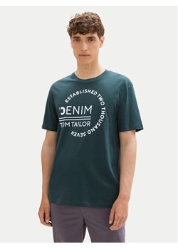 Tom Tailor Denim T-Shirt 1043491 Zielony Regular Fit ze sklepu MODIVO w kategorii T-shirty męskie - zdjęcie 182762469