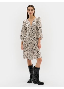 Karen by Simonsen Sukienka codzienna Marbella 10104894 Beżowy Regular Fit ze sklepu MODIVO w kategorii Sukienki - zdjęcie 182762556