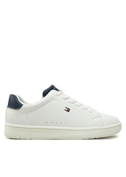 Tommy Hilfiger Sneakersy Low Cut Lace-Up Sneaker T3X9-33848-1355 S Biały ze sklepu MODIVO w kategorii Buty sportowe dziecięce - zdjęcie 182762557