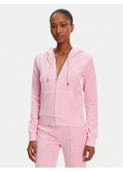 Juicy Couture Bluza Robertson JCAP176 Różowy Slim Fit ze sklepu MODIVO w kategorii Bluzy damskie - zdjęcie 182762797