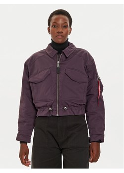 Alpha Industries Kurtka przejściowa 148011 Fioletowy Regular Fit ze sklepu MODIVO w kategorii Kurtki damskie - zdjęcie 182762829