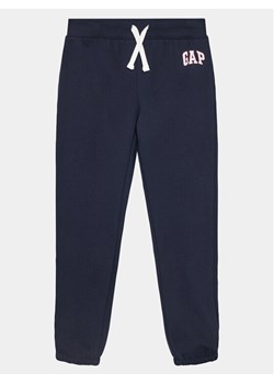Gap Spodnie dresowe 482442-02 Granatowy Regular Fit ze sklepu MODIVO w kategorii Spodnie dziewczęce - zdjęcie 182762889